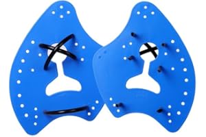 EXCEREY Silica Gel Swimming Gloves Webbed Aquatic Training Water Resistance Fitness Paddle Aerobics for Men Women Kids