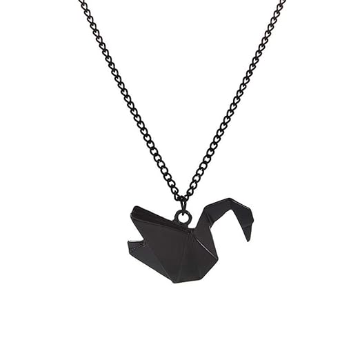 Amazoncom Aland Necklacefashion Women Origami Swan Pigeon