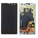 ePartSolution-OEM Nokia Lumia 1020 LCD Display Touch Digitizer Screen + Frame Assembly Black Replacement Part USA Seller