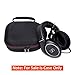 Headphone Case Compatible with Sennheiser HD 280 Pro / 599/600 / 660S2 / 569/490 Pro / 620S / 599 SE Headphones, Black