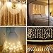 Bolylight Waterproof Curtain String Light 6.6 x 6.6ft 200 LED Starry Fairy Lights with 8 Flashing Modes for Wedding Home Party Garden Bedroom Outdoor Indoor Wall Decorations (Warm White)