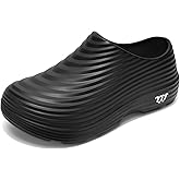 SoleEase Unisex Black Chef Shoes Men & Women Lightweight Non-Slip Work Shoes for Kitchens