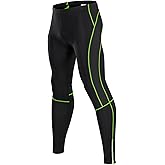 qualidyne Men's Cycling Pants 4D Padded Bike Pants Road Biking Tights Bicycle Pants