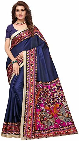 Muta Fashion Khadi Silk Kalamkari Print Classy Women Saree