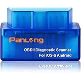 Panlong OBD2 Scanner Bluetooth for iPhone iOS Android OBDII Car Diagnostic Scan Tool Engine Fault Code Reader