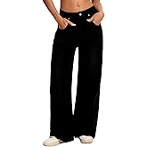 Wanduyini Baggy Jeans for Women Retro Wash Low Waist Wide Leg Loose Boyfriend Oversized Denim Pants Y2K