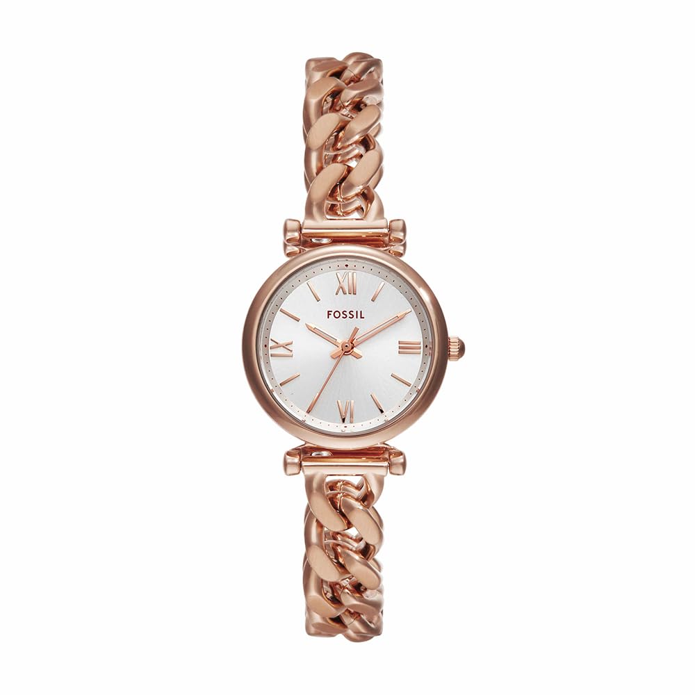 Fossil Watch for Women Carlie, Quartz Movement, 29 mm Rose Gold Stainless Steel Case with a Stainless Steel Strap, ES4433 — image 1