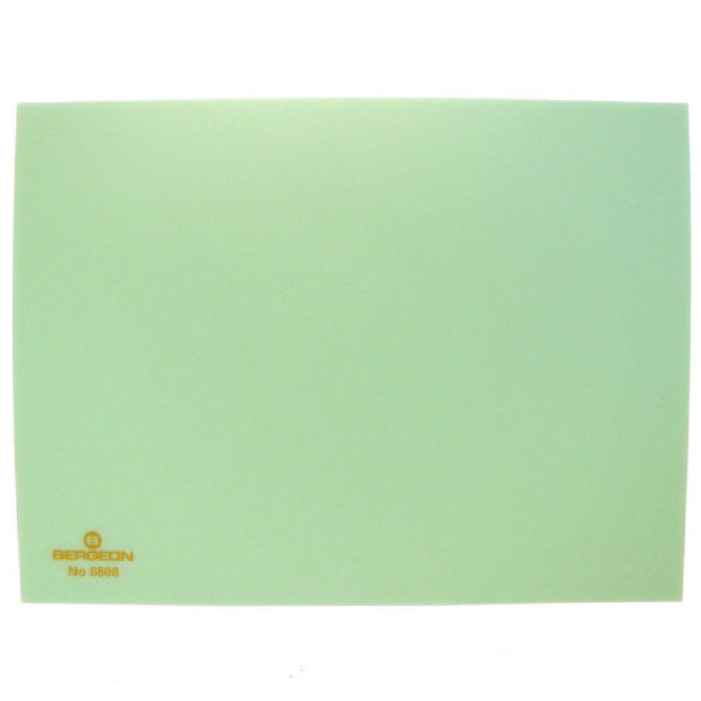 Bergeon 5808-V Watchmakers Green Plastic Bench Top Workmat Work Mat - HW5808-1