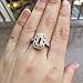 Newshe Jewellery AAAAA Cz Vintage Rings for Women Gemstone Ring 925 Sterling Silver Blue Sapphire Princess Size 4-13