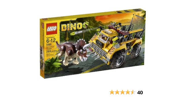 lego jurassic park triceratops