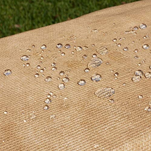 EmpirePatio Classic Nutmeg Square Patio Table Cover/Ottoman Cover, Extra Large