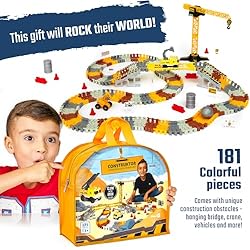 JITTERYGIT Construction Race Track Site Toy
