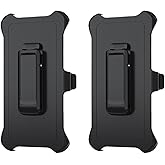 2 Pack Replacement Belt Clip Holster for OtterBox Defender Series Case Apple (iPhone 16/6.1")