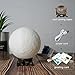 Mydethun Moon Lamp Moon Light Night Light for Kids Gift for Women USB Charging and Touch Control Brightness 3D Printed Warm and Cool White Lunar Lamp…
