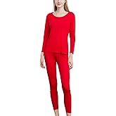 Grenasasilk Womens Silk Long Underwear Mulberry-silk Long Johns Thermal Underwear Sets Cold Weather Base Layer