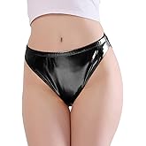 Kepblom Women Shiny Metallic Panty Briefs High Cut Ballet Dance Underwear Shorts
