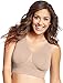 Just My Size Pure Comfort Seamless Wirefree Bra with Moisture Control_Nude_6X