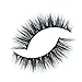 ELVASEN Handmade 3D luxurious 100% Real Mink Natural Long Cross False eyelashes - Reusable Makeup Crisscross Fake eye lashes Extension- Eyelash Strips (2 Pair)
