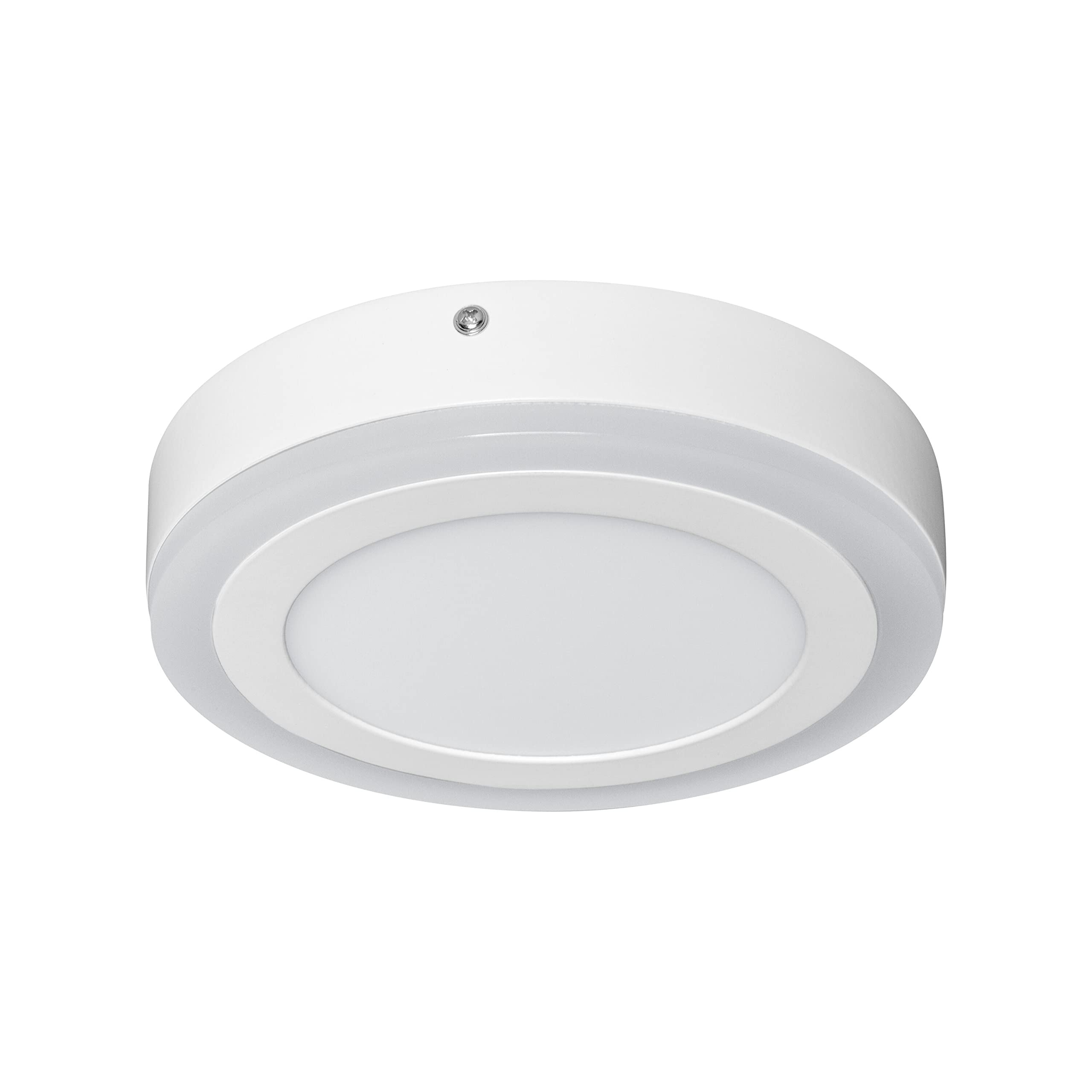 LEDVANCE Decorative LED Wall and Ceiling Luminaire, Lighting Components independently Dimmable and Controllable per Wall Switch Click, 15W, Warm White (3000K), Round(200mm Diameter), LED CLICK + WHITE