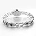 TAWURS Women Quartz Silver Retro Wrist Bracelet Watch,Vintage Bangle Wrist Watches with Crystal, Fashion Dress Bracelet Watches for Women Ladies (Silver 1)