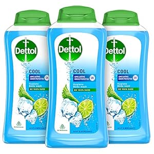 Dettol Body Wash and Shower Gel for Women and Men, Cool (Pack of 3 – 250ml each) | Soap-Free Bodywash | 12h Complete…