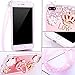 Tianyuanxuan Iphone 7/8 Plus Silicone Case Crystal Rhinestone Bling Diamonds for Girl Crown Ring Cover with Mirror Soft Shell for Iphone7/ 8 Plus-Rose Gold