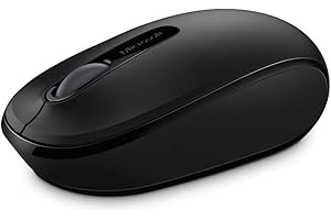 Microsoft Wireless Mobile Mouse 1850: Essential, Sleek, Microsoft Mouse - Black