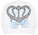 Lilax Baby Boy Jewels Crown Layette 4 Piece Gift Set 0-3 Months Blue
