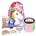 Unicorn Gifts - Premium 10oz Unicorn Slime + 6 Bonus Extras - Galaxy Egg, Eyes&Nose, Foam Balls, Fruit Slices, Unicorn Bracelet and Gift Bag Unicorn Gifts for Girls Unicorn Party Supplies Unicorn Toys