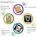 IBLUE Jewelry Stainless Steel 3 Pairs Mens Black Gold Silver Stud Earrings Set