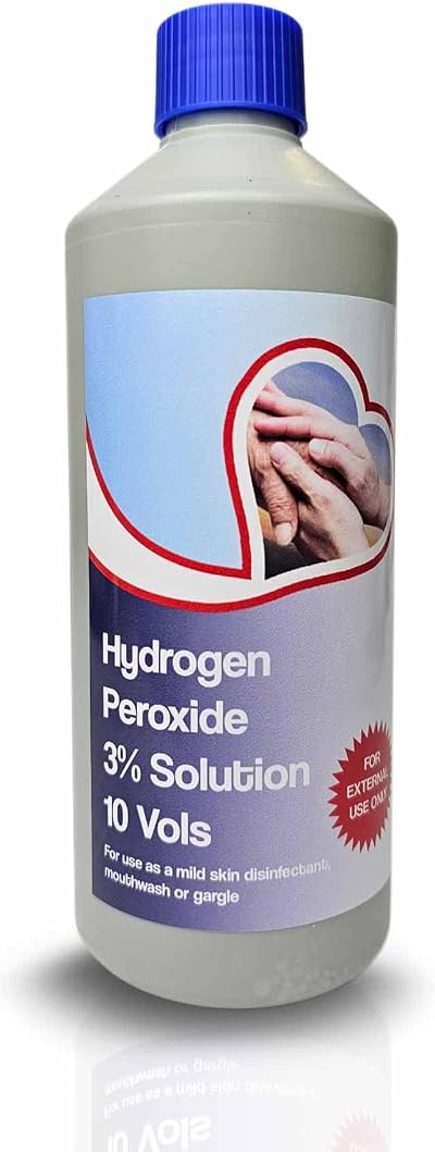 Trade Chemicals Hydrogen Peroxide 3% 500ml Heart Edition 10 Vols