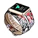 TCSHOW 44mm 42mm Double Tour Soft PU Leather Pastoral/Rural Style Strap Wrist Band Replacement for Apple Watch Series 5/4/3/2/1(Double Tour),Not fit for 38mm/40mm iWatch
