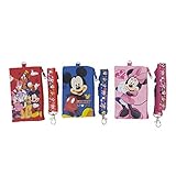 Disney Mickey and Friends 3pc Walet/Lanyard Set FV
