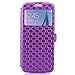 SailsON Electronics Samsung Galaxy S6 Case Leather Wallet PU Case Flip Cover Built-in Card Slots View Window Stand Holder Function Phone Protective For Samsung Galaxy S VI, Purple