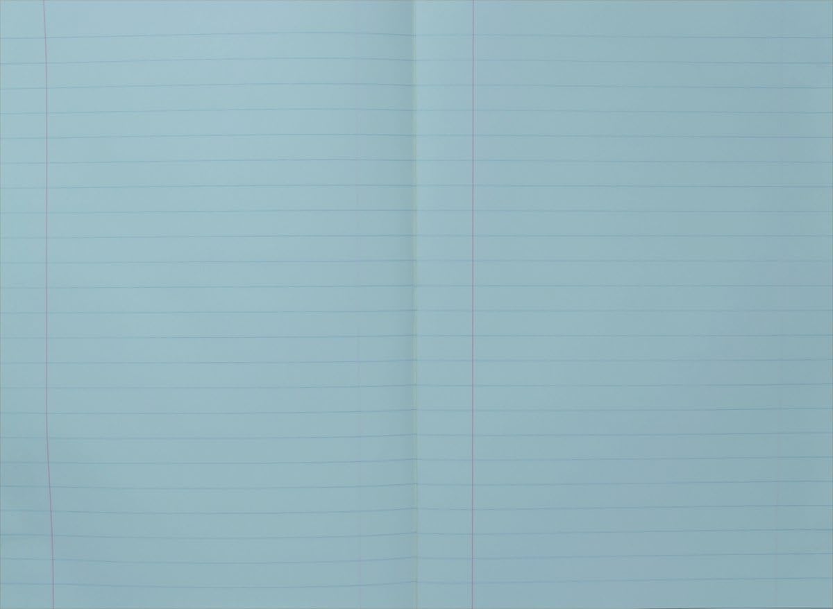 Rhino A4 Tinted Exercise Book, Light Blue Cover with Blue Coloured Paper, 10 Pack - Image 5