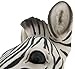 World Of Wonders African Zebra Head Mount Wall Statue Mini-Bust 9.25 in.