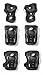 Rollerblade Bladegear XT Junior 3 Pack Protective Gear, Knee Pads, Elbow Pads and Wrist Guards, Multi Sport Protection,Youth, Black, XX-Small