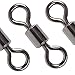 Dr.Fish Barrel Fishing Swivels, Available from #12-#12/0, Stainless Swivels Fishing Tackle Saltwater, Freshwater, Leader/Line/Lure Connector #12/0 772LB