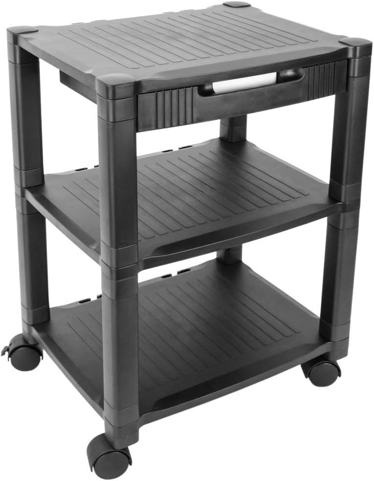 PrimeMatik Rolling printer cart Machine stand with Amazon.co.uk