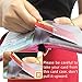 SafeCard 40 Card Solts Women's Credit Card Case Wallet 2 ID Window and Zipper Card Holder (40 Card Black)
