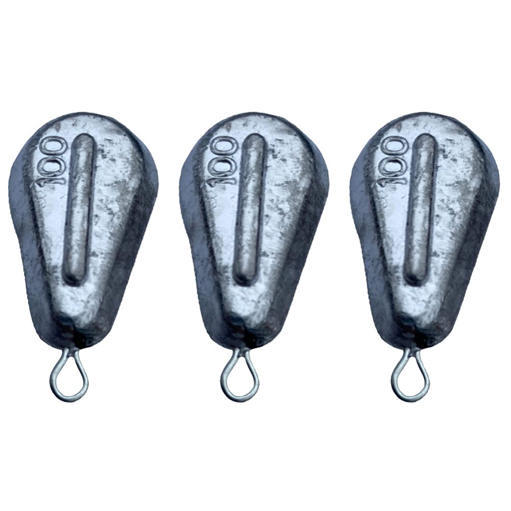 BESPORTBLE 3pcs Fishing Sinkers Fishing Weights Drop Shot Sinker Rig