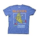 Arrested Development Distressed Bluth's Original Frozen Banana Royal Blue Heather Mens T-shirt (Adult Large)