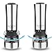 Salt and Pepper Grinder, Nuvita 2 in 1 Electric Salt and Pepper Grinder Set with Adjustable Grind