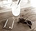 Mens Wallets - Credit Card Holder Front Pocket Wallets for Men - Thin Slim Leather Wallets for Men (Black Leather/Black Thread)