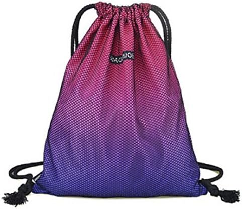 Drawstring Bag FUNCYboo Folding Backpack Storage Unisex Lightweight Gym Sack Outside Waterproof Beach Swim