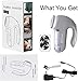 Electric Fabric Shaver, Muzili Professional Lint Remover with Dual Operated by Battery and AC Adapter, 3 Replaceable Stainless Steel Blades, 10000R/Min, Quick Remove Fuzzs, Lints, Pills or Bobbles