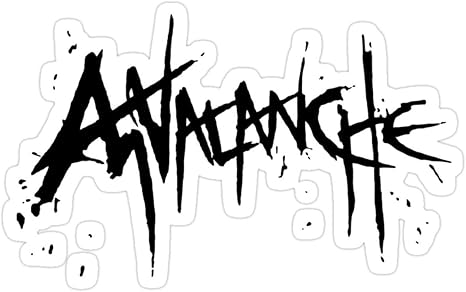 Amazon Com Stickers Final Fantasy Vii Remake Avalanche Logo Black Vinyl 3 Pcs Pack 3x4 Inch Home Kitchen