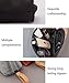 SHAKLAK PDTXCLS HaloVa Toiletry Bag, Mini Travel Cosmetic Bag, Portable Waterproof Makeup Pouch Tote Organizer Bag for Women Girls, Small, Black