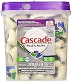 Cascade Platinum Pacs Dishwasher Detergent, Fresh Scent (80 pacs)