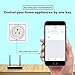 iDOBBi a-001 Wireless Mini Plug Outlet, Compatible with Alexa, Voice/Light Switch Socket, Remote Control From Anywhere with Smart Phone, No Hub Required, Timer Outlet